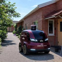 Den självkörande leveransrobotet. Bild: Nova
