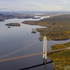 Högakustenbron Foto: Kramfors kommun