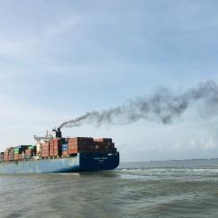 Containerfartyg lämnar hamnen i Colombo i Sri Lanka. Foto: Nilantha Ilangamuwa/Unsplash