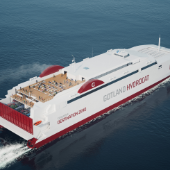 Hydrocat ska kunna beställas senast 2025 för att tas i trafik senast 2030. Bild: Gotlandsbolaget