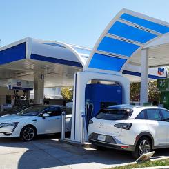 Vätgas station i Oakland, USA. Foto: H2FCP