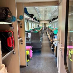 Rapporten visar att det är de grundläggande aspekterna för själva resan som är viktigast för tågresenärerna: att tåget är i tid, att det är trafiksäkert och tryggt ombord. Foto: Stina Wickenberg