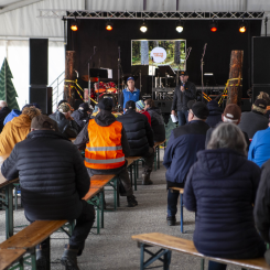 Invigning av virkesterminalen i Östavall. Foto: Norra skog