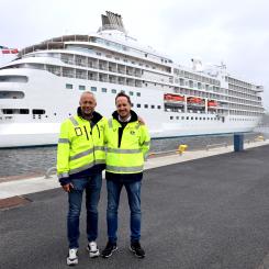 Jonas Eriksson och Johan Eriksson. Foto: Stockholms Hamnar