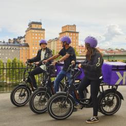 Kavalls affärsidé är att erbjuda blixtsnabba leveranser av dagligvaror till boende i storstäder. Foto Kavall