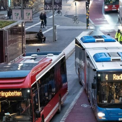 Kollektivtrafiken behöver ta mer plats i stadsplaneringen menar Keolis. Foto: Keolis