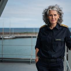 Generaldirektör Lena Lindgren Schelin. Pressbild: Kustbevakningen