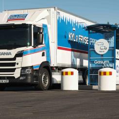 Kyl- och frysexpressens mål är att fasa ut den fossila dieseln helt. Foto: Kyl- och frysexpressen