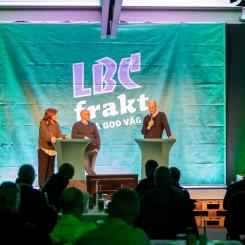 LBC Frakt prisas för satsning på tung eldrift i Värmland Foto:  LBC Frakt
