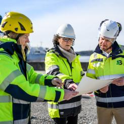 Nordion Energi har påbörjat byggnationen av en ny förvätskningsanläggning i Göteborgs hamn. Pressbild: Nordion Energi