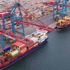 Nytt för året är även fler och tätare avgångar till de stora hubbarna i Europa och större fartyg med mer kapacitet. Foto: APM Terminals