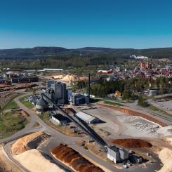 Övik Energi Hörneborg kraftvärmeverk. Bild: Övik Energi