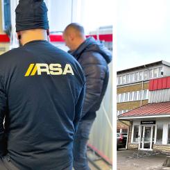 Printhuset Electra flyttar in i Bulltofta flygplats gamla lokaler, RSA har hand om elinstallationer. Foto: RSA