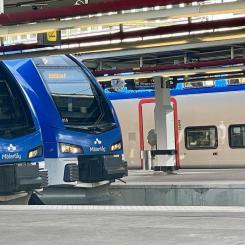 Mälartåg på Stockholms Central. Foto: Stina Wickenbrerg