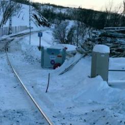 Del av det återställda spåret mellan Kopparåsen och Vassijaure Foto: Peter Jonsson
