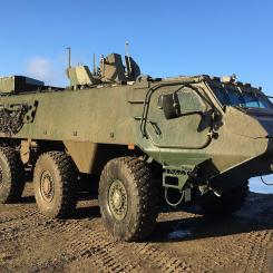 Patria har via CAVS-programmet redan mottagit beställningar på över 1 000 fordon av typen Patria 6x6. Foto: Wikipedia Commons Lic. Kredit:TnTkr