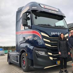 Maria Møller och Jens Christian. Foto: IVECO