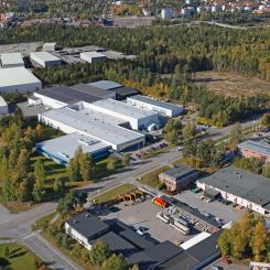 Fastigheten i Märsta omfattar lager-, produktions- och kontorsytor. Foto: Mileway