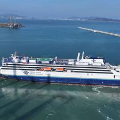 Fartyget Ala suinu ett nytillskott till Marine Atlantics flotta. Foto: Sten RoRo