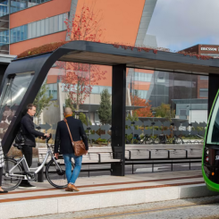 Mobilitetsfrämjande insatser för hyresgästerna i Brunnshög. Foto: Wihlborgs