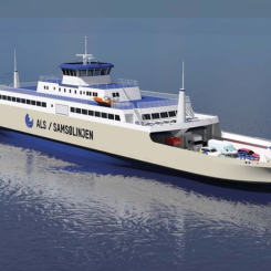 Färjorna kommer att byggas av Cemre Shipyard för leverans 2024. Bild: Molslinjen