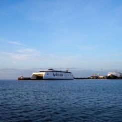 Molslinjen levererar sitt bästa första kvartal någonsin med nära 680 000 passagerare och över 290 000 bilar på Kattegatt. Foto: Molslinjen