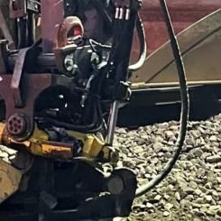 Morshyttan är en driftplats på godsstråket Storvik–Avesta/Krylbo, en del av EU:s transportnät TEN-T. Sträckan trafikeras främst av godståg. Foto: Trafikverket