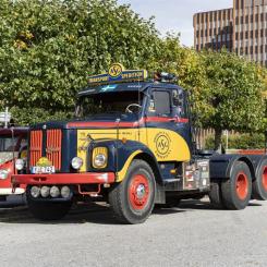 Stor och tung motorfest i Södertälje. Foto: Scania