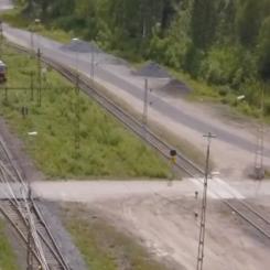 För att öka kapaciteten för både person- och godståg förlängs Murjeks bangård. Foto: Trafikverket