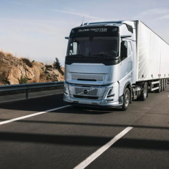 Volvo har uppvisat utmärkta resultat inom kriterier som förarstöd och att undvika kollisioner. Foto: Volvo Lastvagnar