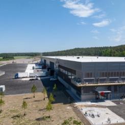 Klinga Logistikpark, strax söder om Norrköping. Foto: Niam