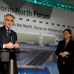 Robert Maiorana, generaldirektör Trafikverket och Helena Eriksson, regional direktör Norra regionen, Trafikverket. Foto: Viktor Pettersson