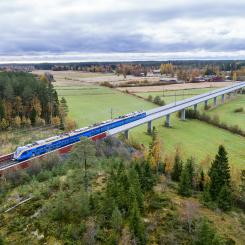 Bilden är tagen längs Botniabanan. Källa: Norrbotniabanegruppen Foto: Patrick Degerman