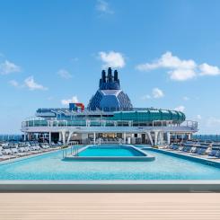 Norwegian Aqua är det första fartyget i den nya Prima Plus-klassen. Foto:  Norwegian Cruise Line