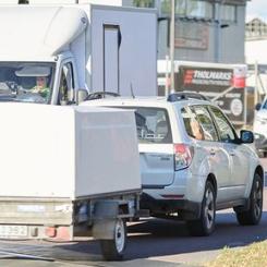 Stor andel olagliga hastigheter i yrkestrafiken. Foto: NTF