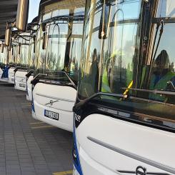 Nu står bussdepån i Bettorp redo att ta emot Örebros nya elbussar. Foto: Svealandstrafiken