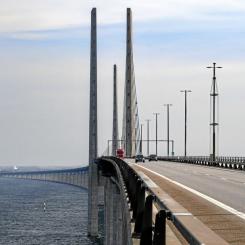 Trafikrekord för dygn, vecka och månad sattes på Øresundsbron under 2023. Foto: Øresundsbron