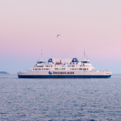 2025 blev ett rekordår för Öresundslinjen. Foto: Molslinjen