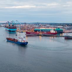 Fartyg i Göteborgs Hamn. Bild: Göteborgs Hamn.