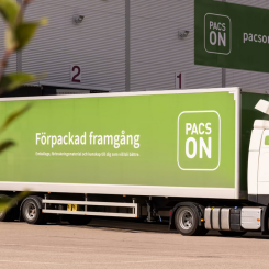 Pacson bytte ut 85 000 liter diesel och minskade sina utsläpp med 230 ton CO2-ekvivalenter per år. Foto: Pacson