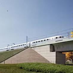 Planerad höghastighetsjärnväg mellan Warszawa och Łódź är en del av Polens stora transportprojekt. Bild: CPK