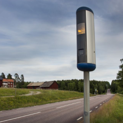 Det är polisens ansvar att utreda hastighetsöverträdelser som registreras av automatiska trafiksäkerhetskameror. Foto: Polisen