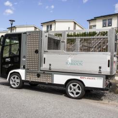 Poseidon nio eldrivna arbetsfordon av E-tron. Foto: E-tron