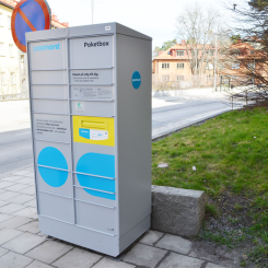 Boxen kombinerar både paket och brev. Fotograf: PostNord Sverige