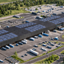 Byggnationen av terminalen kommer att inledas under hösten och beräknas vara i drift från 2028. Visionsbild: Infrahub