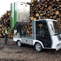 PRO Litium MAX GT - eldriven sopbil. Foto: E-TRON