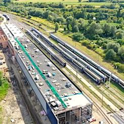 Moderniseringsarbeten pågår samtidigt i stora delar av landet. Foto: Polska ministeriet för infrastruktur.