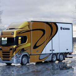 Totalt registrerades 5 024 tunga lastbilar i Sverige under 2025, att jämföra med 6 136 året innan. Av dessa stod Scania Sverige för 2 550 fordon, vilket motsvarar en marknadsandel på 50,8 procent, upp 2 procentenheter jämfört med 2024. Foto: Scania