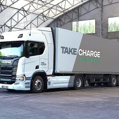 Batterilastbil från Scania. Foto: Scania Trucks