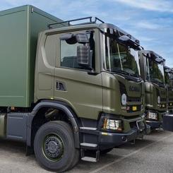475 tunga fordon ska levereras till Försvarsmakten. Foto: Scania